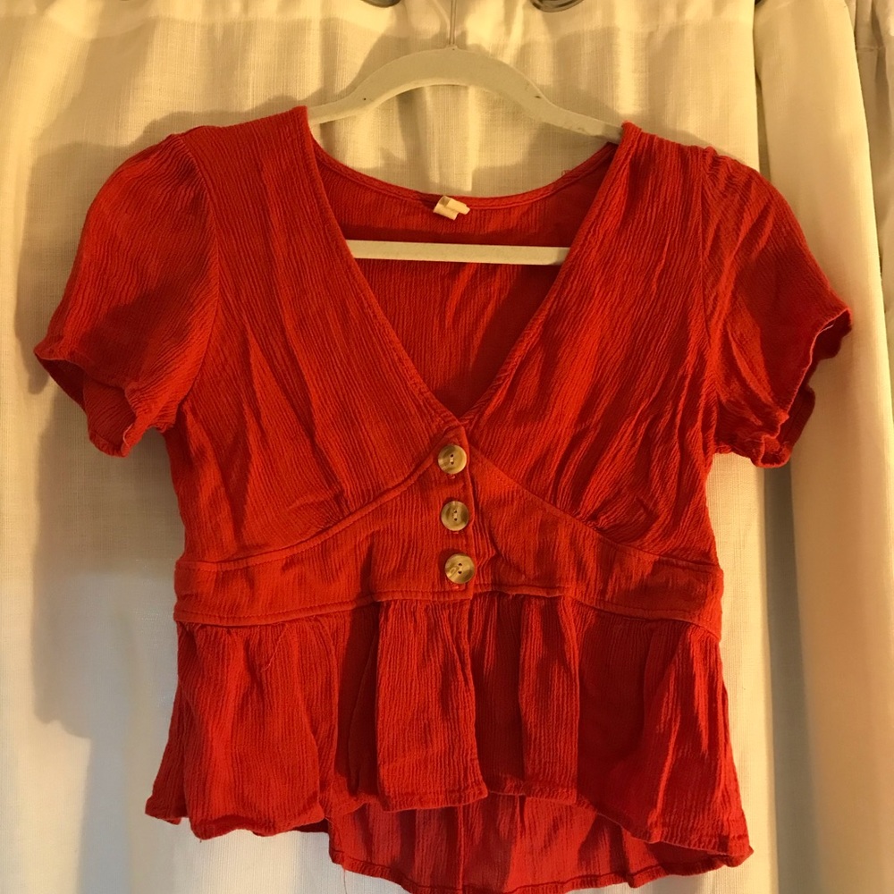 Peplum crop top